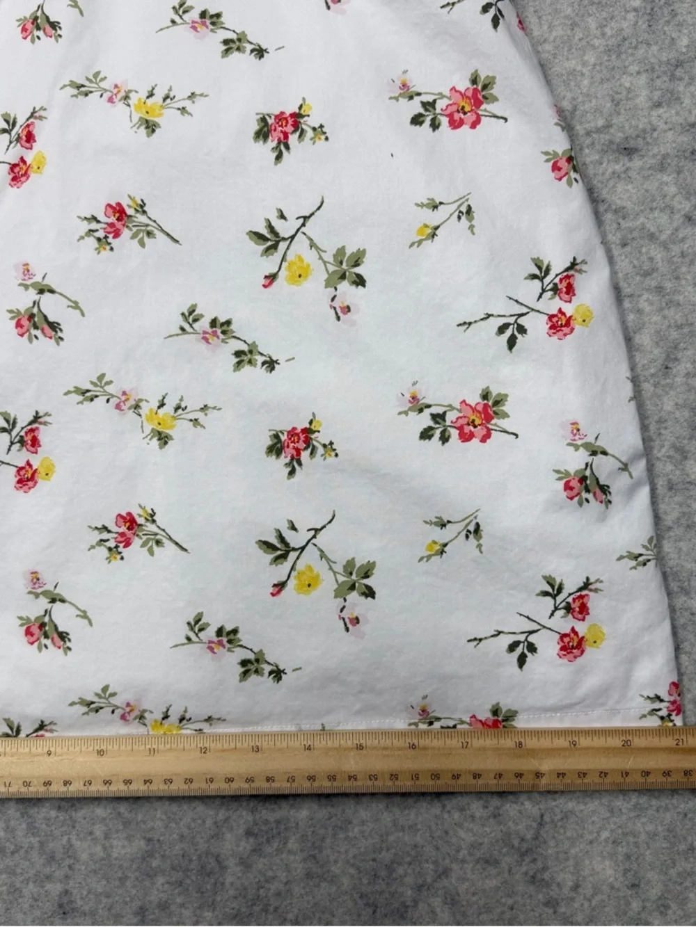 Abercrombie & Fitch Floral Milkmaid MiniDress White Cottagecore PuffSleeve Small - Picture 4 of 15